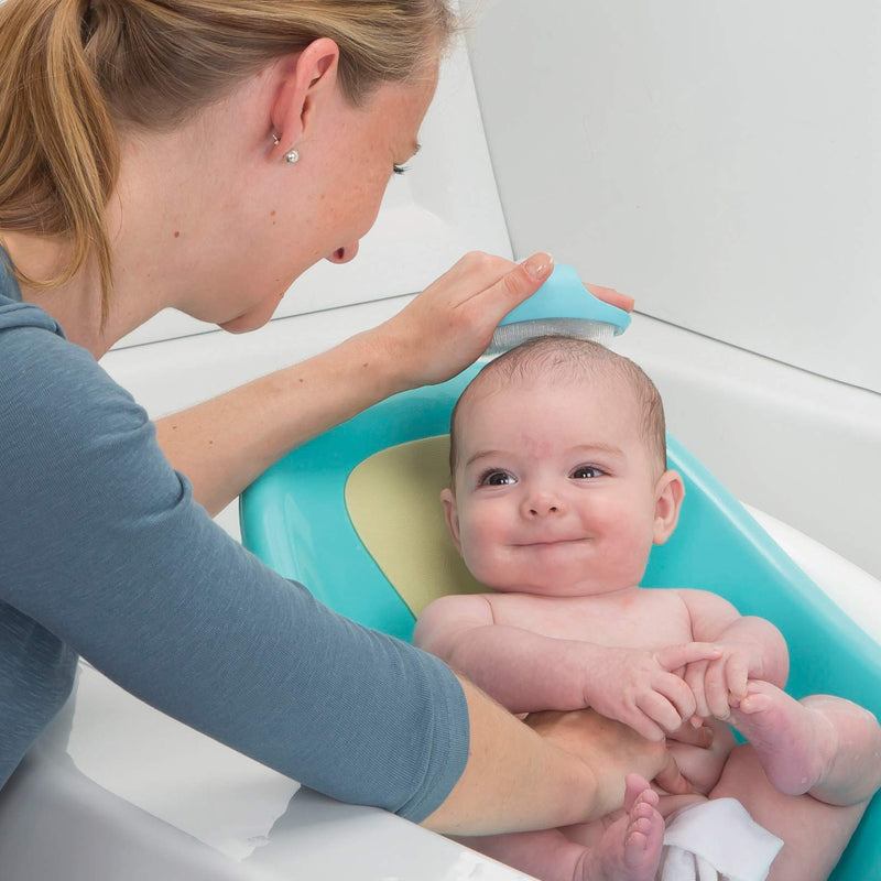 [Australia] - Safety 1st Cradle Cap Brush and Comb , White/Blue 