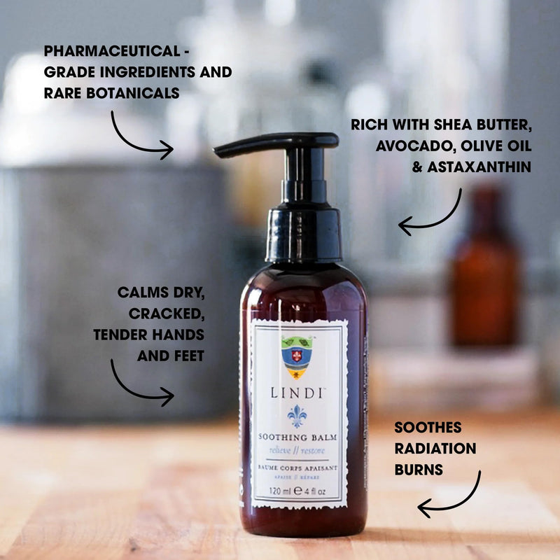 [Australia] - Lindi Skin: Soothing Balm: Rich emollient balm for hands, feet, and extreme dry skin (4 oz.) 