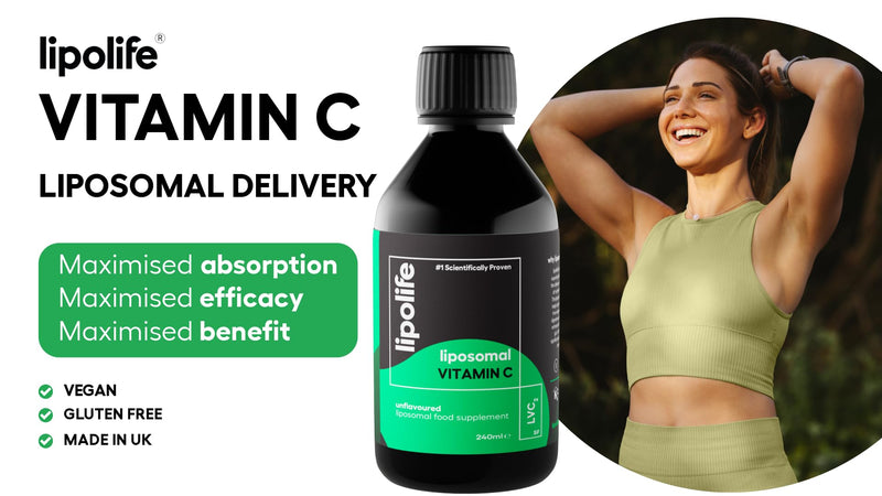 liposomal high Strength Vitamin C 1000mg (Peach Flavour) - lipolife LVC9. 30 Day Supply. Formulated with Quali-C and Sunflower phospholipids. Superior Nutrient delivery 150 ml (Pack of 1)