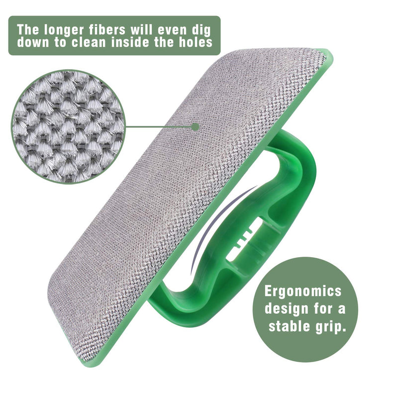 [Australia] - MyLifeUNIT Mesh Screen Cleaner, Window Screen Cleaning Brush Washing Equipment, Detachable Window Cleaner Tool with Wet and Dry Dual-Use 