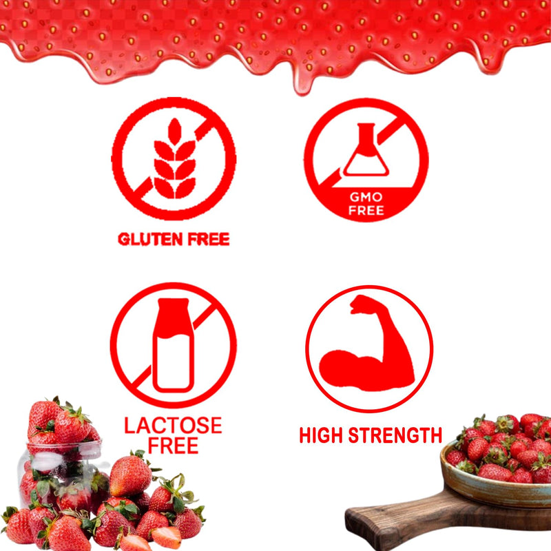 Ved Collagen Gummie Chew Gummies Strawberry Flavour, Raw Unfiltered Collagen Gummies with Vitamin C, Vitamin E, Health Supplement for Men and Women- 60 Chews 30 Days’ Supply