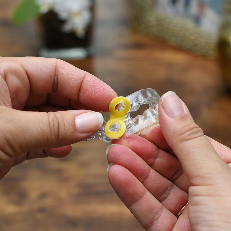 20PCS Replacement Elastic Straps for Meyson EMA Application (Blue, 16 mm) 16mm Blue