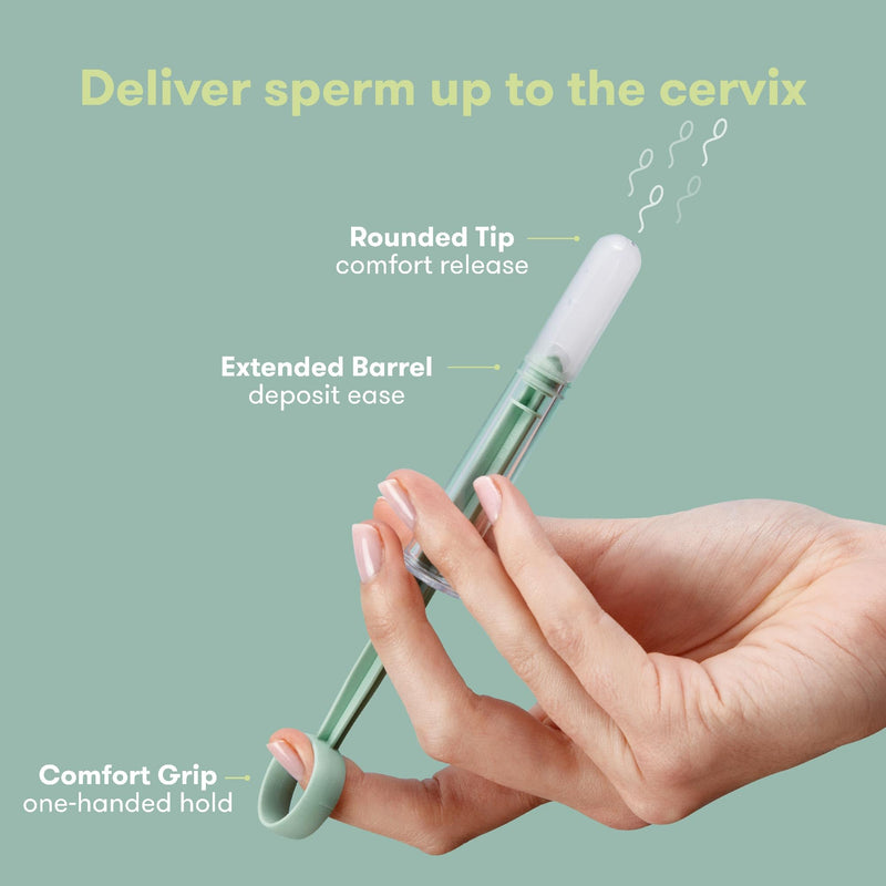 Frida Fertility At-Home Insemination Kit, Developed with Specialists for Conception Support, Easy DIY Insemination for Minimal Sperm Waste & Family Planning, 2 Applicators & 2 Collection Cups