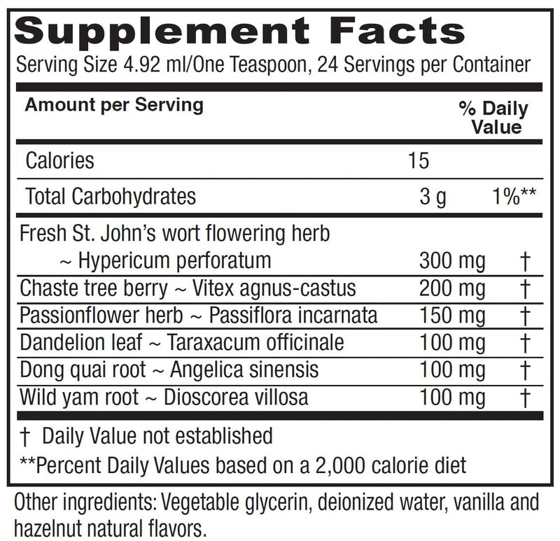 [Australia] - Vitanica PMS Tonic, Premenstrual Support and Relief, Saint Johns Wort, Dong Quai, Chaste Tree Berry, Wild Yam and more, Vegan, 4 Ounce 
