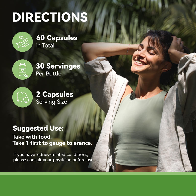 [Australia] - Moringa Capsules 1000mg, Moringa Leaf Extract 10:1, Complete Green Superfood, for Energy, Sleep, Immune & Gut Health, Veg Capsules 60 Count, All-Natural, Non-GMO, Made in USA 