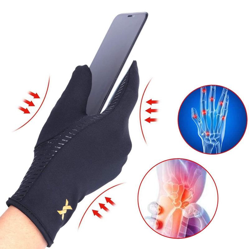 [Australia] - THX4COPPER Infused Compression Arthritis Glove,Carpal Tunnel, Typing, Support Medium (Pack of 1) 