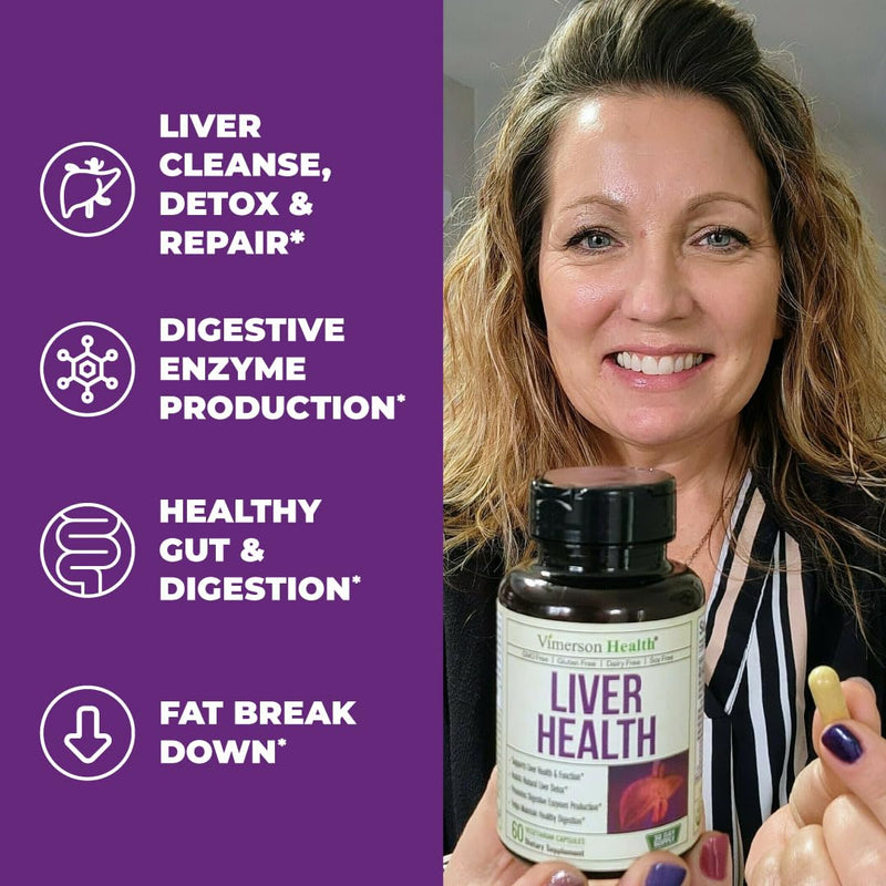 Vimerson Health Multivitamin for Women - Complete Womens Multivitamin & Multimineral & Liver Cleanse Detox & Repair Milk Thistle Supplement for Liver Support