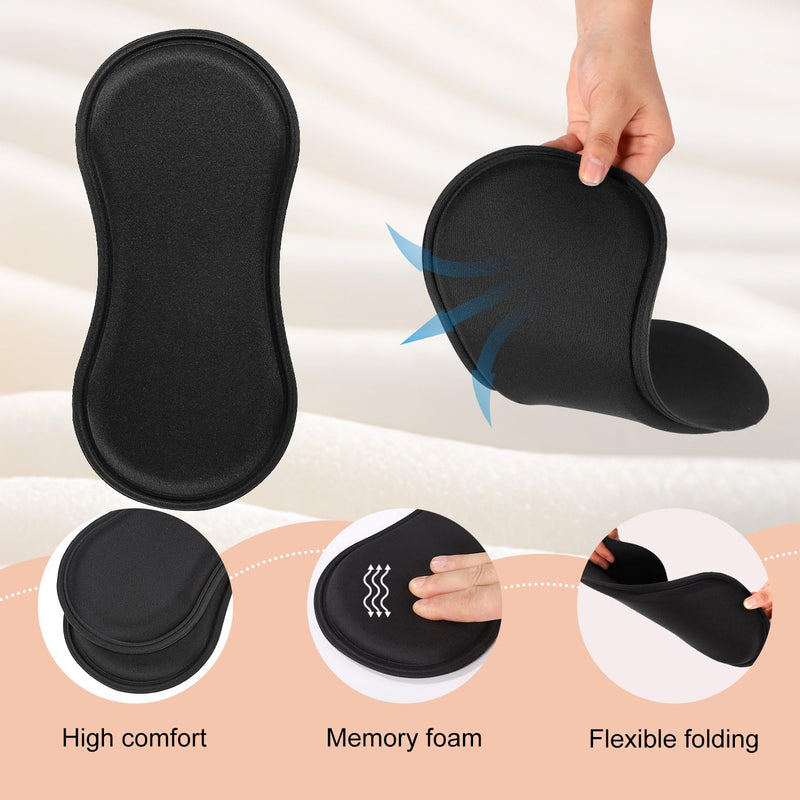 4pcs Abdominal Side Compression Boards, 11.8x5.5x0.47in Lipo Foam Lateral Protectors Waist Skin Anti-Sagging Filling Supplies for Post Surgery Recovery (Black) 4