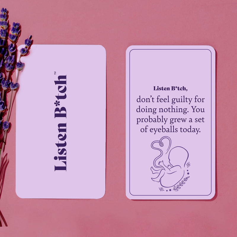 [Australia] - Pregnancy Edition Affirmations | Affirmation Cards to Help Brave The Wonderfully Terrifying Journey of Pregnancy 