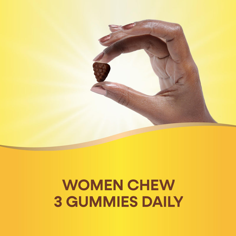 Nature's Way Alive! Premium Women's 50+ Gummy Multivitamin, 75 ct | 16 Nutrients; Grape and Cherry Flavored Gummies with Plant-Based Pectin; Supports Heart, Brain, Immune, Bone, and Eye Health* 75 Count (Pack of 1)