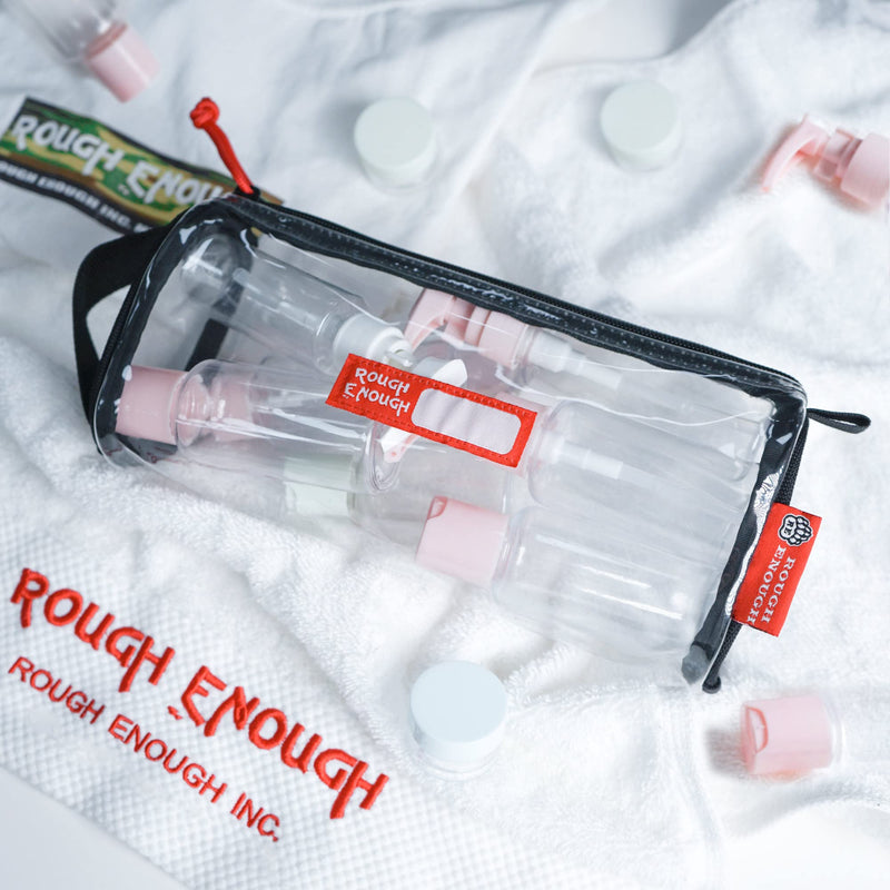 Rough Enough Clear Toiletry Bag For Toiletries Accessories