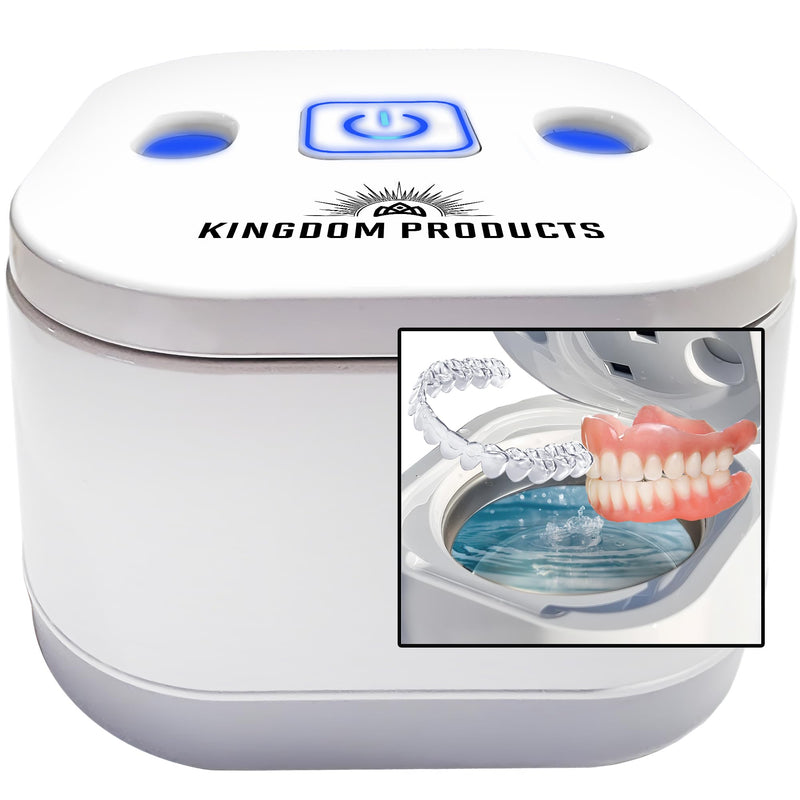 [Australia] - New Ultrasonic Retainer Cleaner with a Larger 200ML Pod, 45kHz Retainer Cleaner Machine for Dentures, Night Guard Cleaner, Mouth Guard Cleaner, Denture Cleaner, Aligner Cleaner 