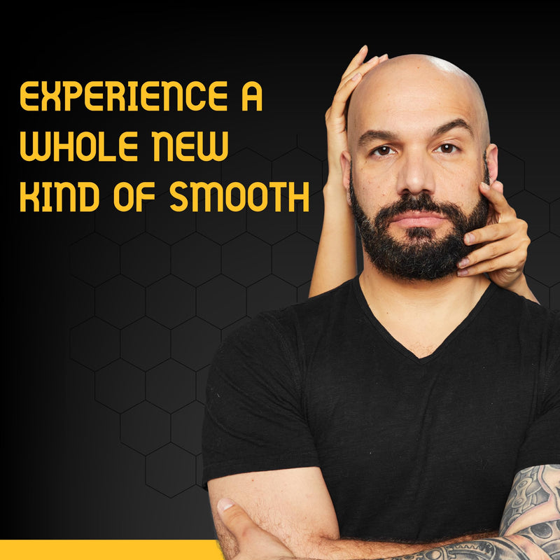 Bee Bald SCRUB Exfoliating Pre-Shave Provides a Deep Clean & removes pore clogging dirt, oil & dry, flaky skin. Prepares Your Skin for a Super Close Shave, 3 Fl Oz (Pack of 2) 3 Fl Oz (Pack of 2)