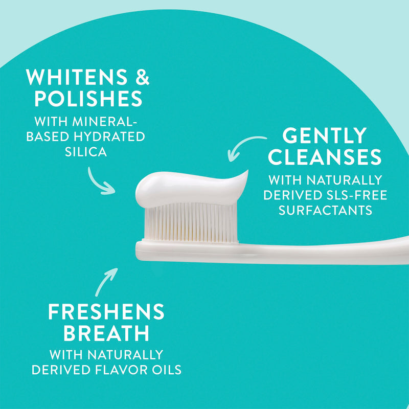 [Australia] - Native Whitening Wild Mint & Peppermint Oil Fluoride Free Toothpaste, 4.1 oz Pack of 3 