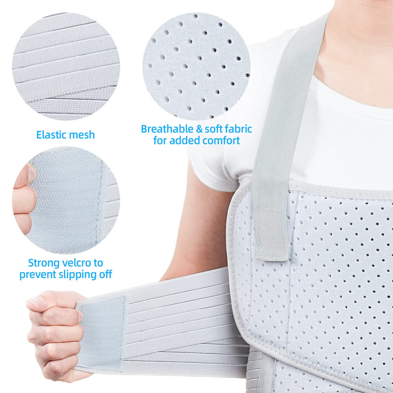 [Australia] - Rib Injury Belt Chest Binder, Chest Brace Chest Compression Suppor Rib Bandage Wrap for Sternum Injuries, Sore or Bruised Ribs Support, Dislocated Ribs Protection, Pulled Muscle Pain XX-Large 