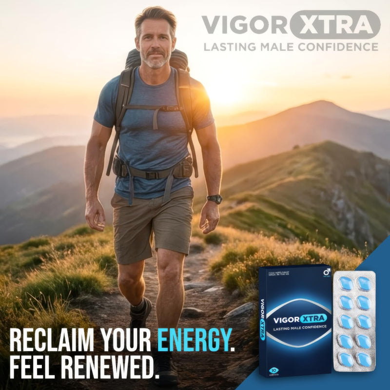 VIGORXTRA Fast-Acting Tablets for Men – Extra Strong Male Supplement – Discreet, When-Needed Tablets, Manufactured in the UK