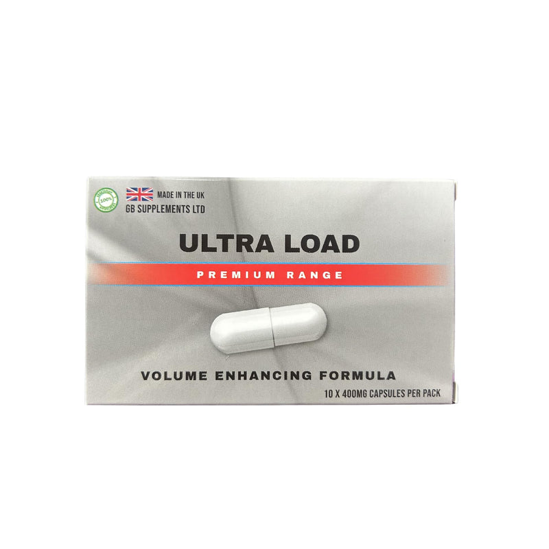 Ultra Load 10 x 400mg Volume Enhancing Formula Capsule | 100% Natural | Powerful Ingredients | Maca, Ginseng, Zinc and More