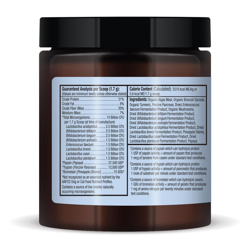 Bark & Whiskers, Probiotics + Enzymes 3.59 oz, Non GMO, Gluten Free, Soy Free, Dr. Mercola - PawsPlanet Australia