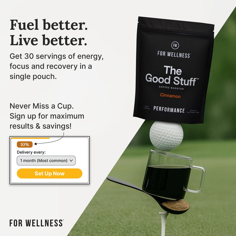 [Australia] - For Wellness The Good Stuff Performance ‚Äì Coffee Booster | Collagen + MCT Powder Supplement with L-Theanine and Antioxidants for Jitter-Free Energy & Stamina | Non-Dairy, Keto-Friendly, 30 Servings Performance Blend - 30 Serving Pouch 