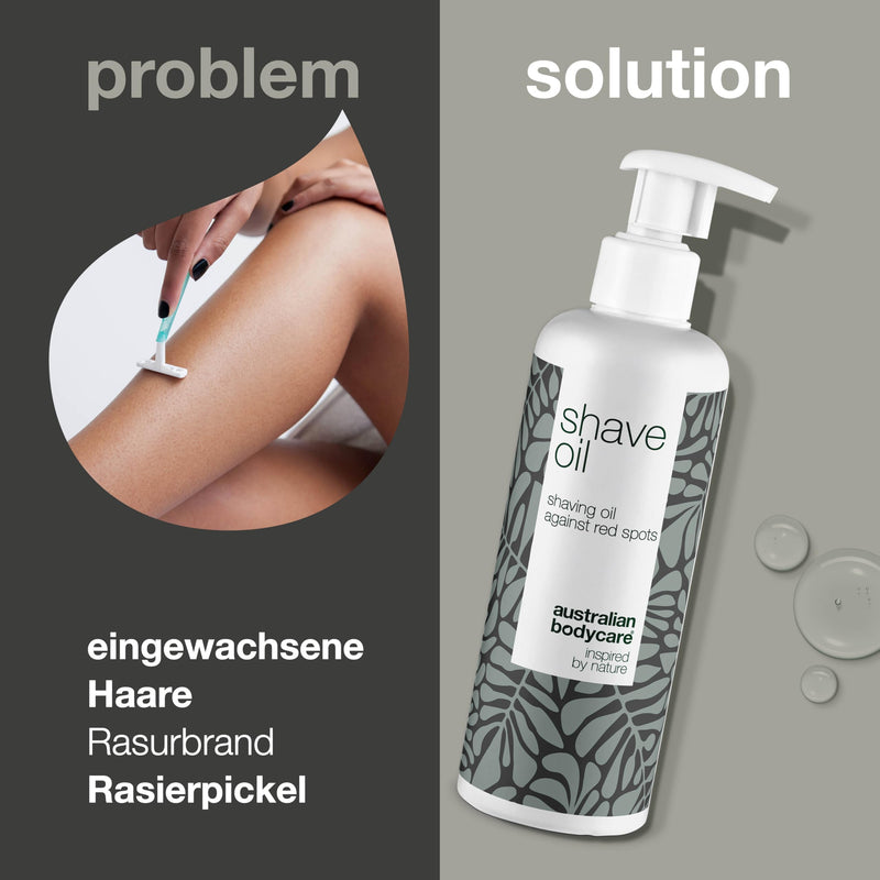 [Australia] - Shaving oil for the whole body - Shaving Oil (250 ml) Shaving oil against irritation, redness and razor bumps - The result: smooth, gentle, with pleasingly less irritation and redness 