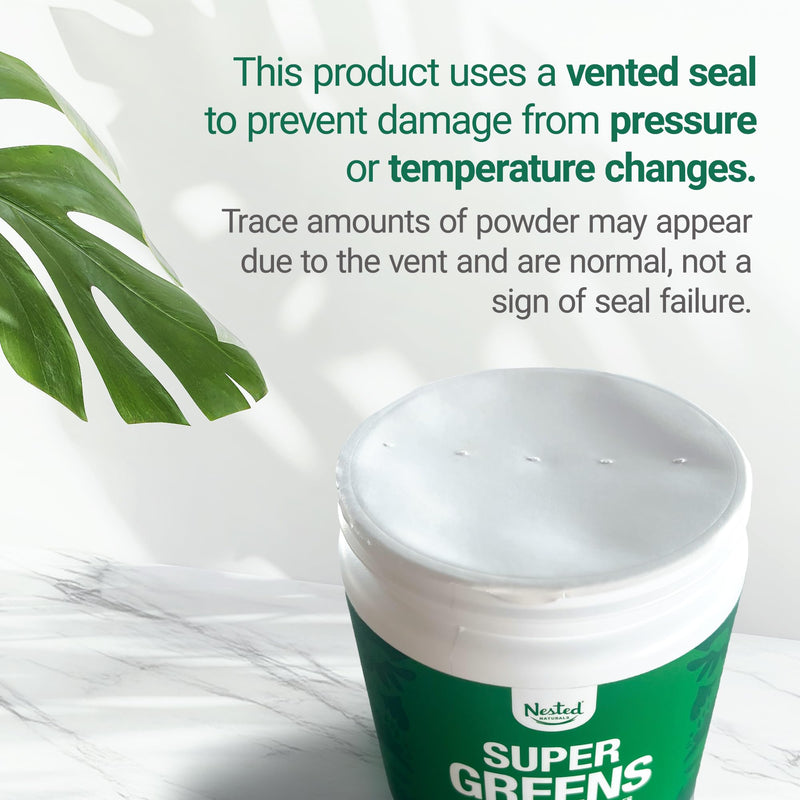 [Australia] - Nested Naturals Super Greens Daily Superfood Powder - Certified USDA Organic Green Powder w/20+ Whole Foods, Spirulina Powder,Wheat & Barley Grass - Probiotics, Fiber & Enzymes - Original Flavour, 30 Original (30 Servings) 