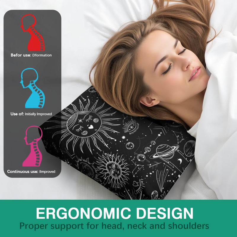 [Australia] - Ear Piercing Pillow for Side Sleepers,Rectangle Design with Big Hole for Ear Protection & Pain Relief,Soft & Breathable,Washable Cover (16x11x4 inches) 