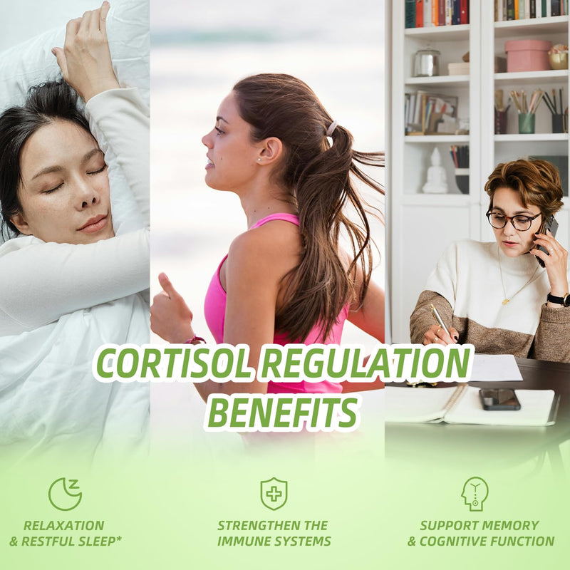 2 Pack Cortisol Supplement Liquid Drops, 17-in-1 Cortisol Detox | Magnesium Glycinate 400mg Ashwagandha, L-Theanine, Phosphatidylserine, Hormone Balanced for Women, Mood Focus, Sleep Support Lemon 2 Fl Oz (Pack of 2)