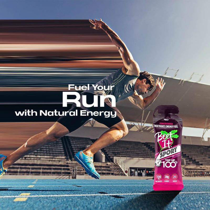 Beet It Sport Concentrated Beetroot Energy Gel, Long Lasting Effect, Running Gels (12 x 43g) 43g (Pack of 12)