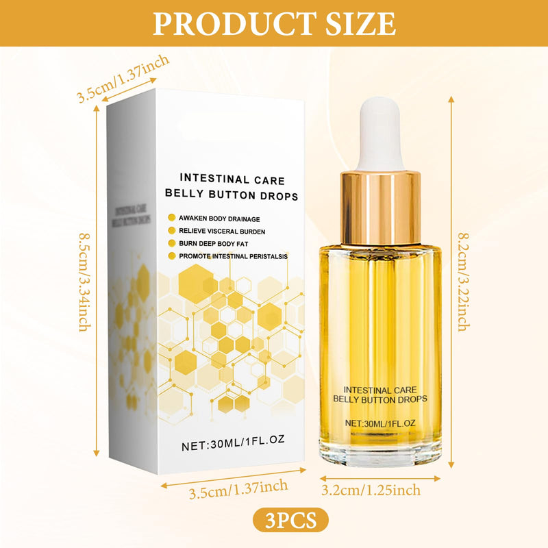 [Australia] - Pack of 3 bee venom drops, propolis drops, 30 ml bee venom belly button drops. Strengthens the digestive system. Bee venom belly button drops. Suitable for people of all ages and genders 