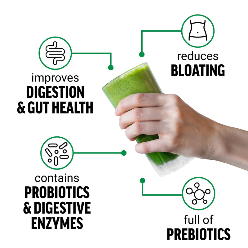 Force Factor Smarter Greens Superfoods Powder for Gut Health & Digestion | Greens Powder with Probiotics, Prebiotics & Digestive Enzymes to Reduce Bloating, Pomegranate Berry, 30 Servings Superfoods + Digestion Powder 14.8 Ounce (Pack of 1)