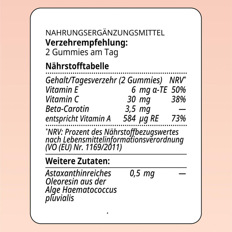 [Australia] - essence INAO Inner and Outer beauty Tan Please! | Dietary supplements | Vegan gummy bears | Vitamin A, E & C | Beta-carotene | 60 pieces 