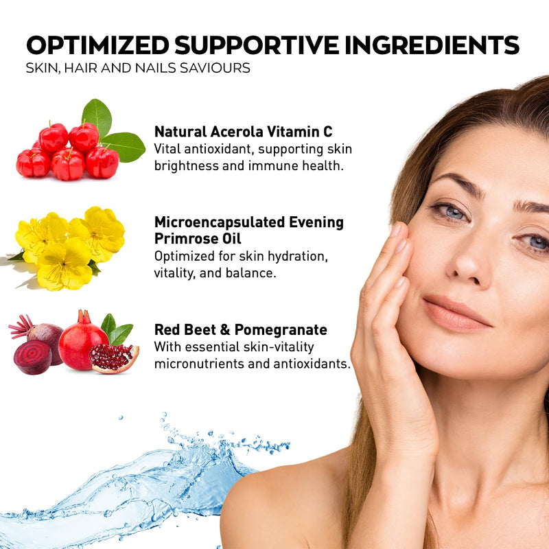 Granions Marine Collagen Tablets with CoQ10 and Lemon Powder - Hydration, Glow & Beauty Care Bundle