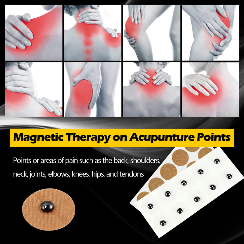 [Australia] - Magnetic Acupressure Patches, Spot Magnet Kit Contains 3000 Gauss 40 Magnets + 600 Gauss 40 Magnets 