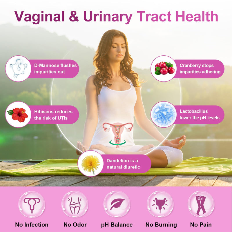 [Australia] - NATURE TARGET Probiotics for Women, 100 Billion CFUs Probiotic with Digestive Enzymes & Prebiotics, Vaginal Probiotics with Cranberry for Urinary Tract Health, pH Balance, 90 Veggie Capsules 