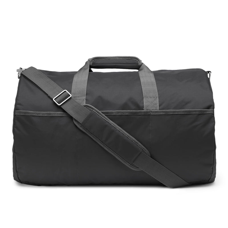 Amazon Essentials Duffel Bag for Travel and Sports, 20-inch Foldable Packable Nylon Bag with Multiple Zippered Pockets, 35 lb Weight Capacity, Collapsible for Easy Storage, Blac0 Black 20 inches