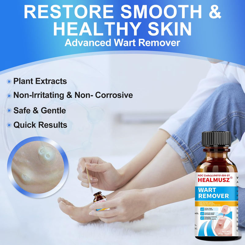 [Australia] - Wart Remover Liquid 5% Salicylic Acid Wart Freeze Off Wart Removal,Wart Remover Freeze Off for Genital,H Wa rt,Common,Flat, Corn, Callus, Plantar Wa rt Remover on Feet,H 30ml 