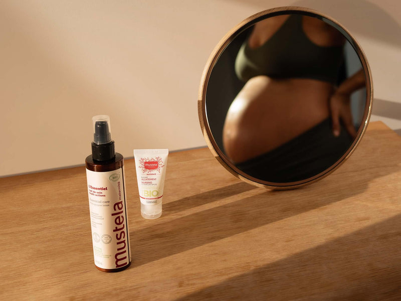 [Australia] - Mustela Certified Organic Maternity Essential Care Multi-Purpose Lotion - Pregnancy & postpartum - Stretch Marks, Skin Comfort & Suppleness - No Added Scent - Safe for Moms, Babies & Breastfeeding 