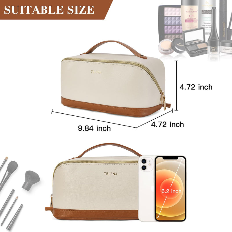 Telena Travel Toiletry Bag and Travel Makeup Bag