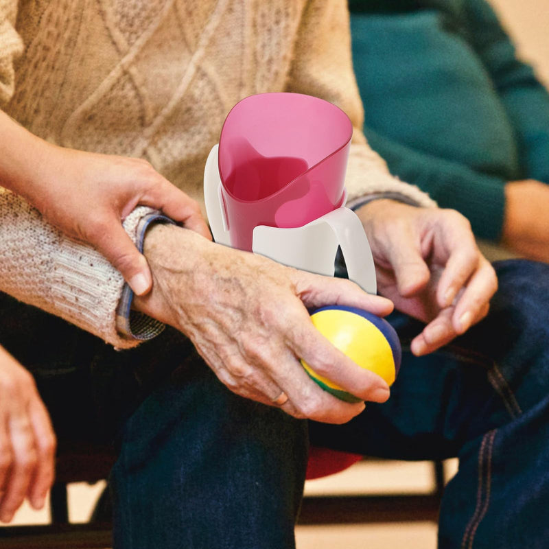 Ciieeo Nursing Cup for Elderly Disabled Adults Unbreakable Liquid Feeding Cup with Anti-Choke Spill Proof Design Convenient Bedridden Patient Drinking Aid 5.51X5.12X2.56In