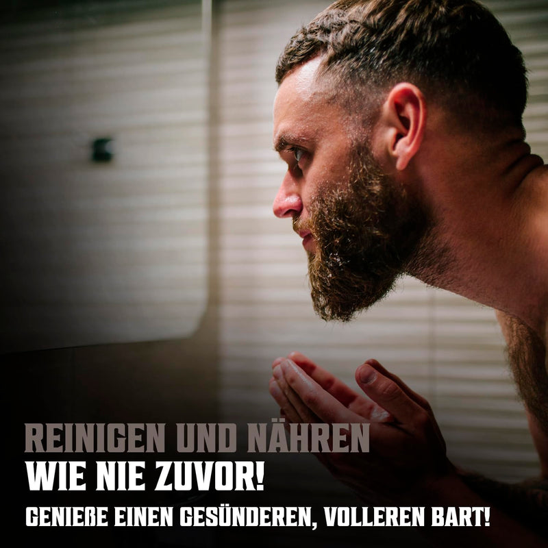 [Australia] - Viking Revolution - Beard Shampoo & Conditioner Set - Softens, Smooths & Strengthens Beard Growth - Beard Shampoo for Men - Peppermint & Eucalyptus Fragrance - Gifts for Men - 2 x 150 ml 150 ml (Pack of 2) 