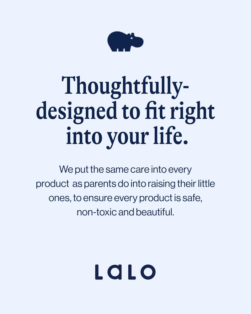 [Australia] - Lalo Coconut Baby Bath Cup - Handle, Tear-Free, Non-Toxic, Soft Edge, Lightweight 