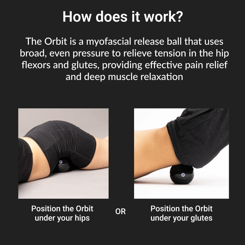 Aletha - Hip Flexor Release Ball By The Original Inventor of The Hip Hook™ | Psoas Massage Ball for Pain Relief & Trigger Point Muscle Therapy 1 Count (Pack of 1)