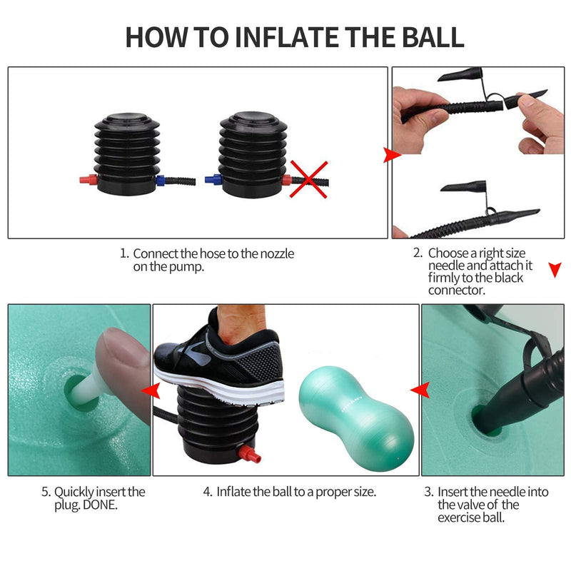 [Australia] - INPANY Peanut Ball - Anti Burst Exercise Ball for Labor Birthing, Physical Therapy for Kids, Core Strength, Flexible Seating, Home & Gym Fintness, Sensory Chair Wiggle Seat for Boys and Girls Green 