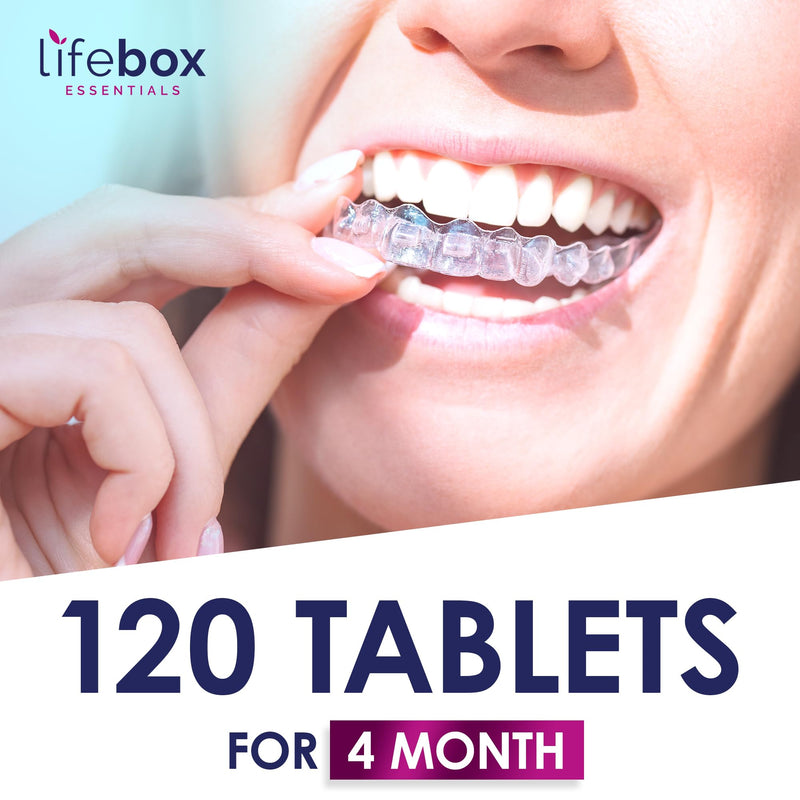 [Australia] - Retainer Cleaner Tablets - 120 Denture Cleaning Tablets & Aligner Cleaner - Removes Odors & Stains ‚Äì For Aligners, Retainers, Dentures, Night Guards - Mint Flavor 120 Tablets (Pack of 1) 