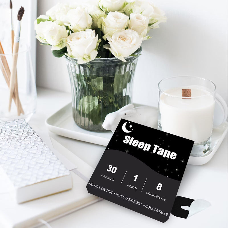 [Australia] - Black Perforated Tape, 30 Pack - Premium Gentle on Skin AB10 Black 