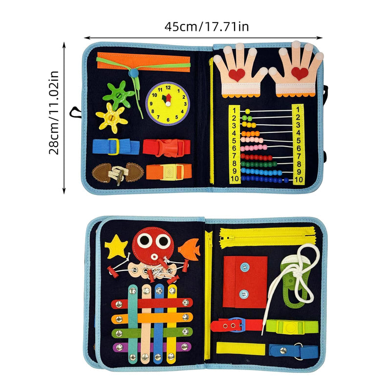 [Australia] - IGTOPS Nesting Blanket for Dementia Sufferers, Autistic, Alzheimer's, Children, Elderly, Early Learning Board, Sensory Toy, Learning to Tie Shoes and Buttons, Sensory Blanket for Hand Movement 