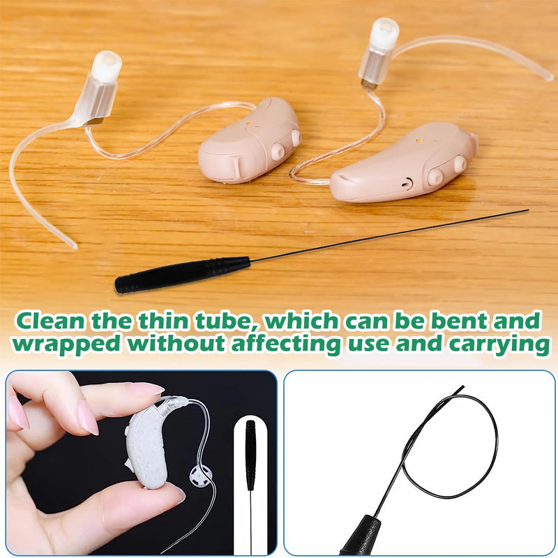 Hearing Aids Cleaning Kits – 10 Piece Hearing Aid Cleaning Set, Reusable Earstick, Easy to Use, Durable and Convenient for Maintenance