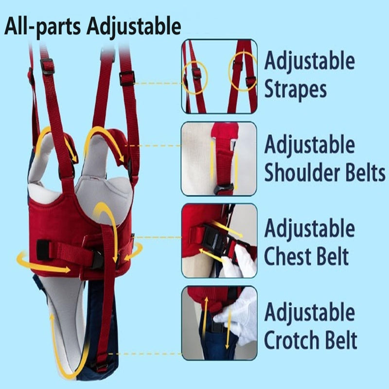 [Australia] - Baby Walking Harness, Handheld Kids Walker Helper, New Upgrade Breathable and Adjustable Toddler Infant Walker Harness Assistant Belt with Instructions for 7-24 Month (Seasonal Green Puppy) Seasonal Green Puppy 