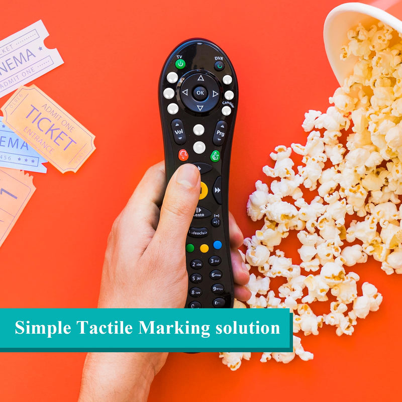 [Australia] - Pack of 204 Bump Dots for the visually impaired, self-adhesive Braille stickers made of silicone, various designs, Bump Dots for blind people with visual impairment, tactile stickers in different sizes for Seni 