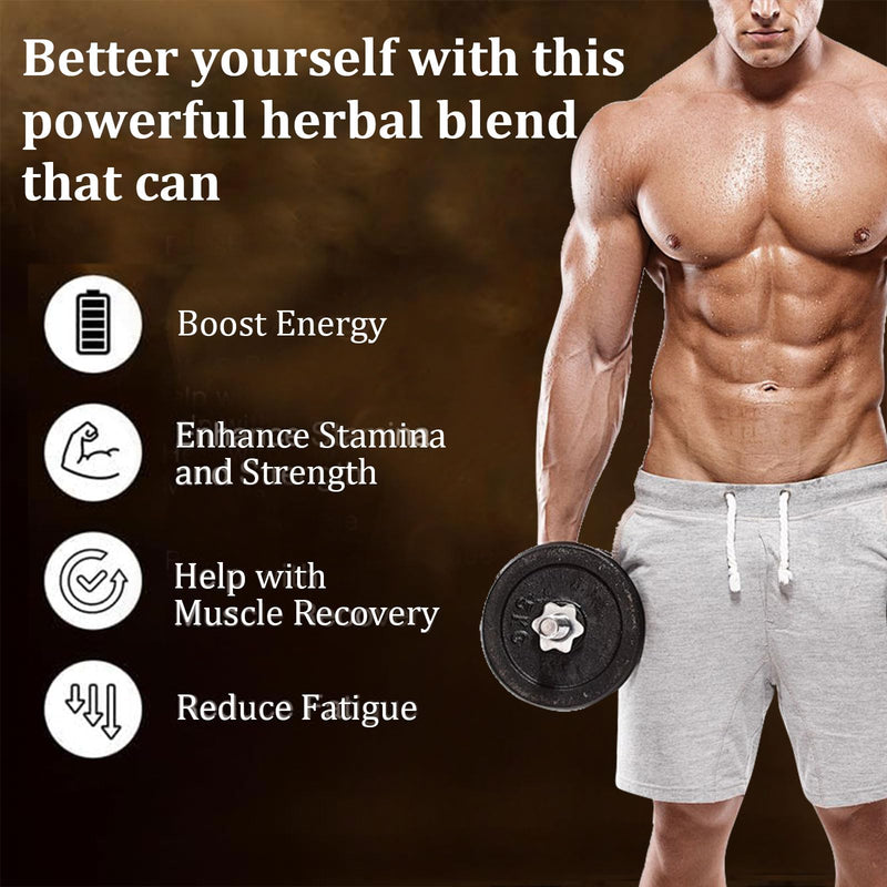 [Australia] - Shilajit Gummies | Alpha Gummies for Men | Lab Tested I No Added Sugar | Ashwagandha, Gokshura | Fulvic Acid & 85+ Trace Minerals for Men, Women | Non-GMO | 60 Gummy 